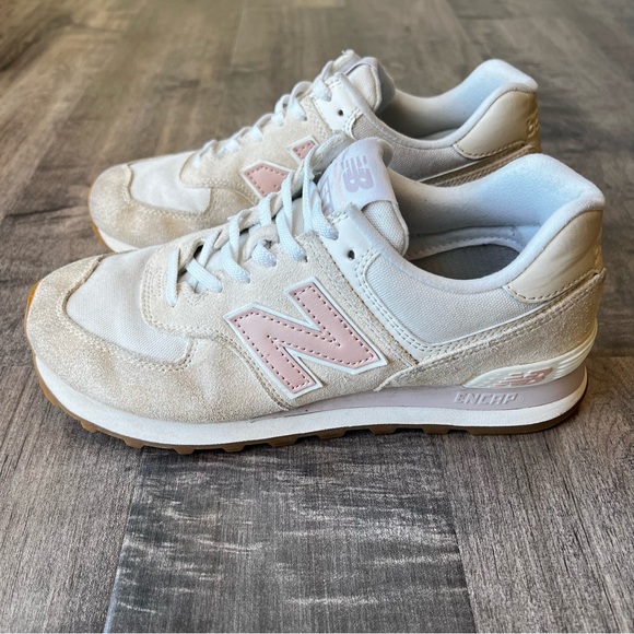 New Balance Shoes New Balance 574 Shoes Womens 85 Tencel Sea Salt